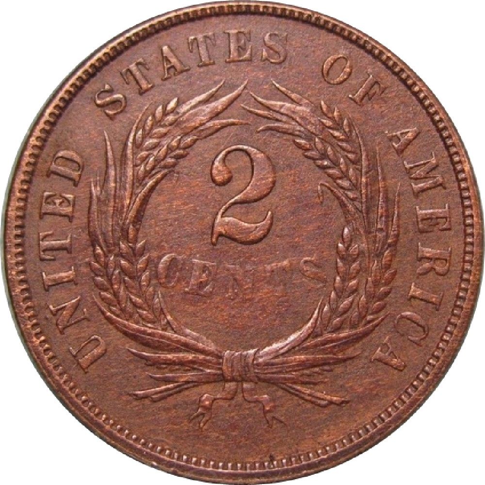 1864-Two-Cent-Copper
